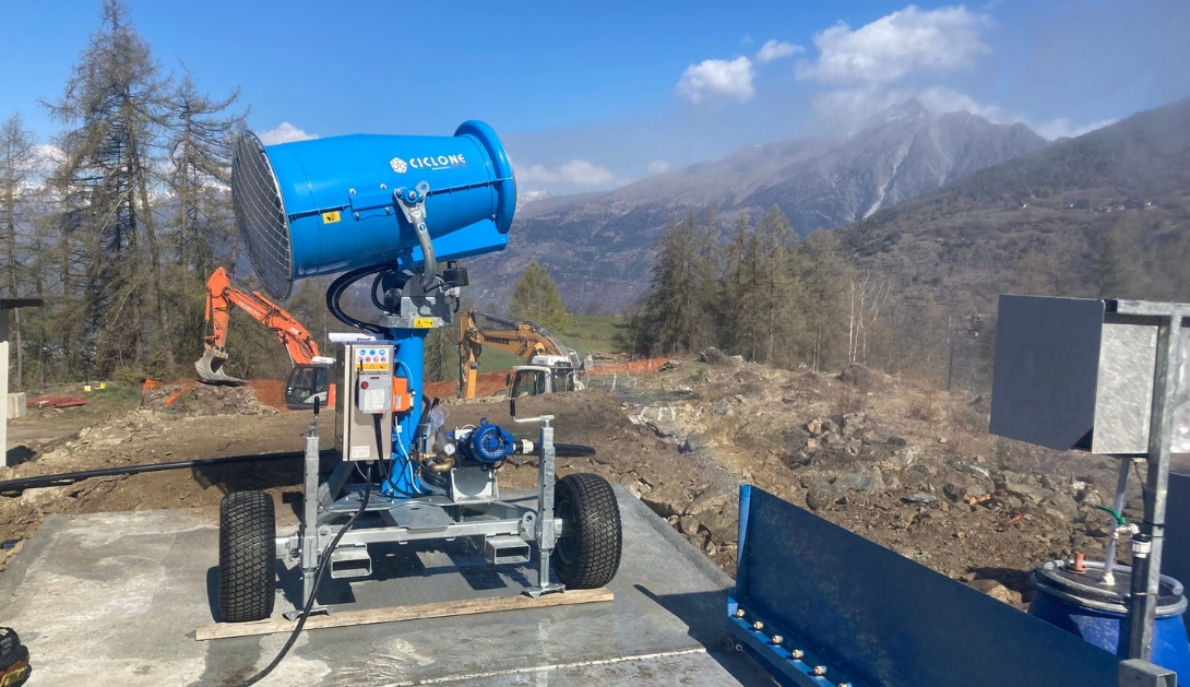 cannone nebulizzatore mobile